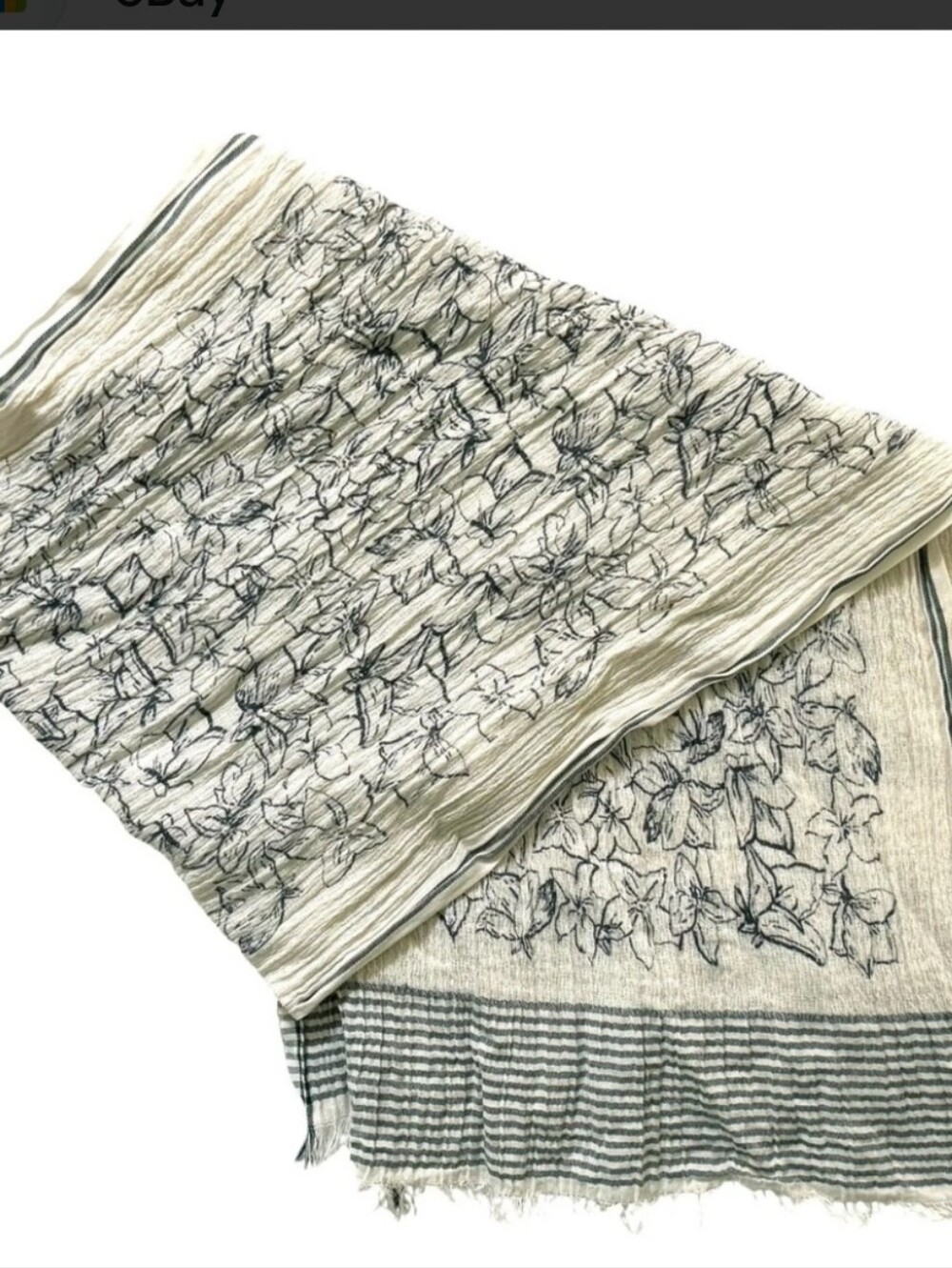 Vera Bradley Women's Falling Flower Sketch Cotton Scarf.